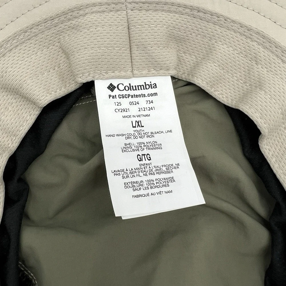 NWT Columbia Hat Unisex Youth L/XL Bora Bora Ii Booney Omni Shade UPF‎ 50 Green